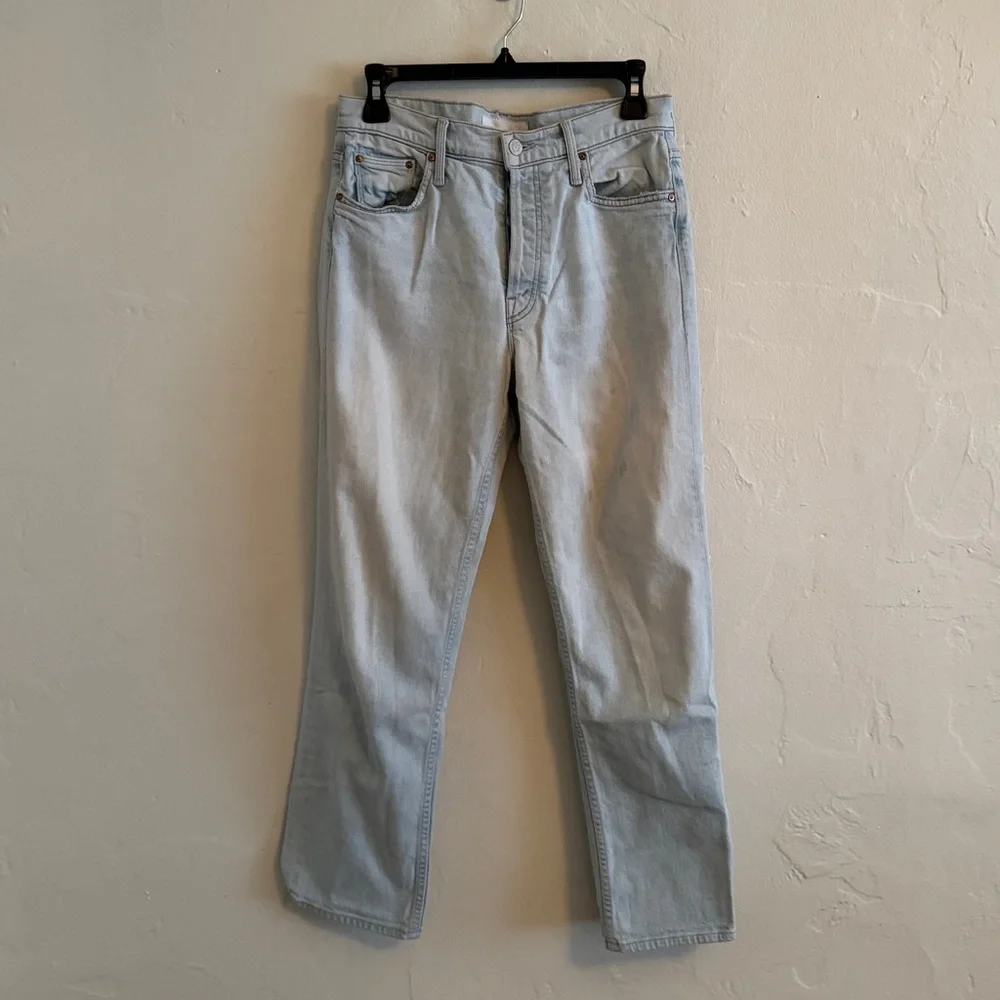 Mother The Tomcat Jeans Light Blue 28 - Picture 2 of 6